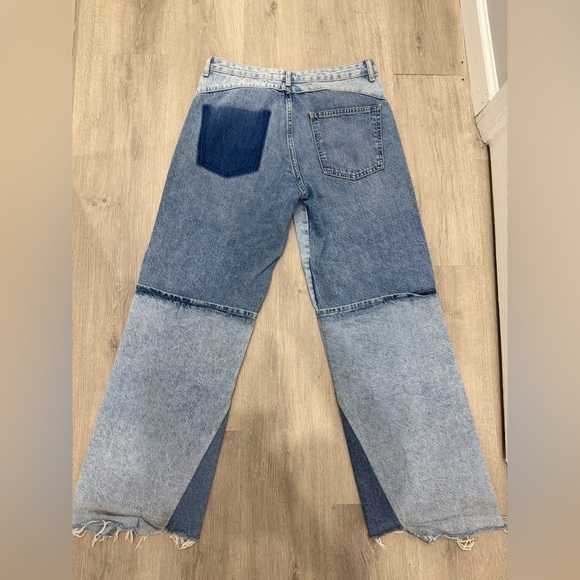 Zara patchwork jeans - Picture 2 of 3
